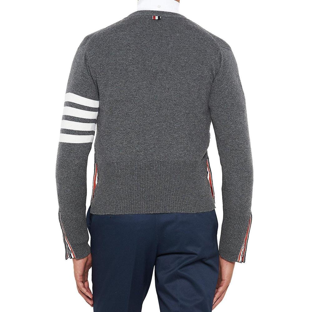 THOM BROWNE Men’s 4-Bar Stripe Cashmere Cardigan MKC001A 00011 038