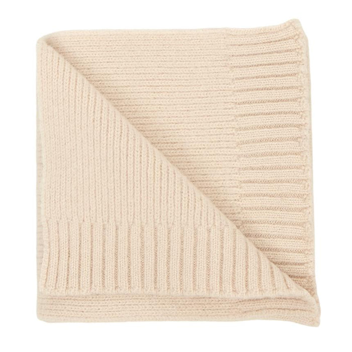 HOWLIN Oatmilk Wool Knit Unisex Scarf