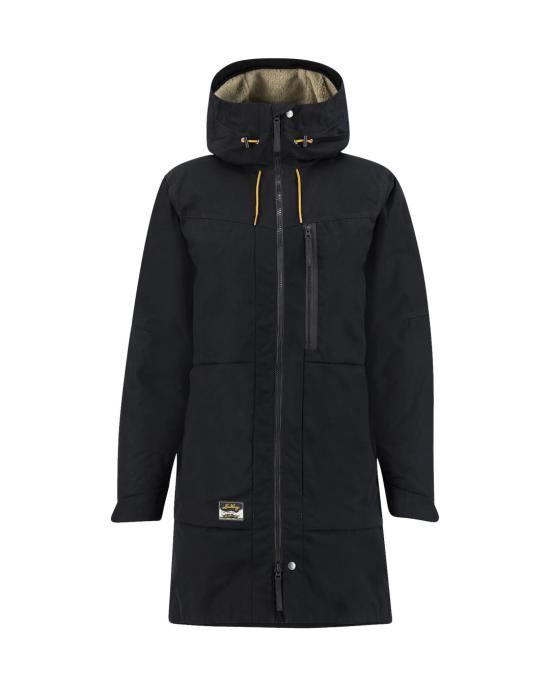 Lundhags Long Down Puffer Jacket for Women 1117111900 Black