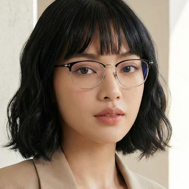 TOM FORD Blue Light Blocking Eyeglasses Unisex Optical Frames TF5750B 002