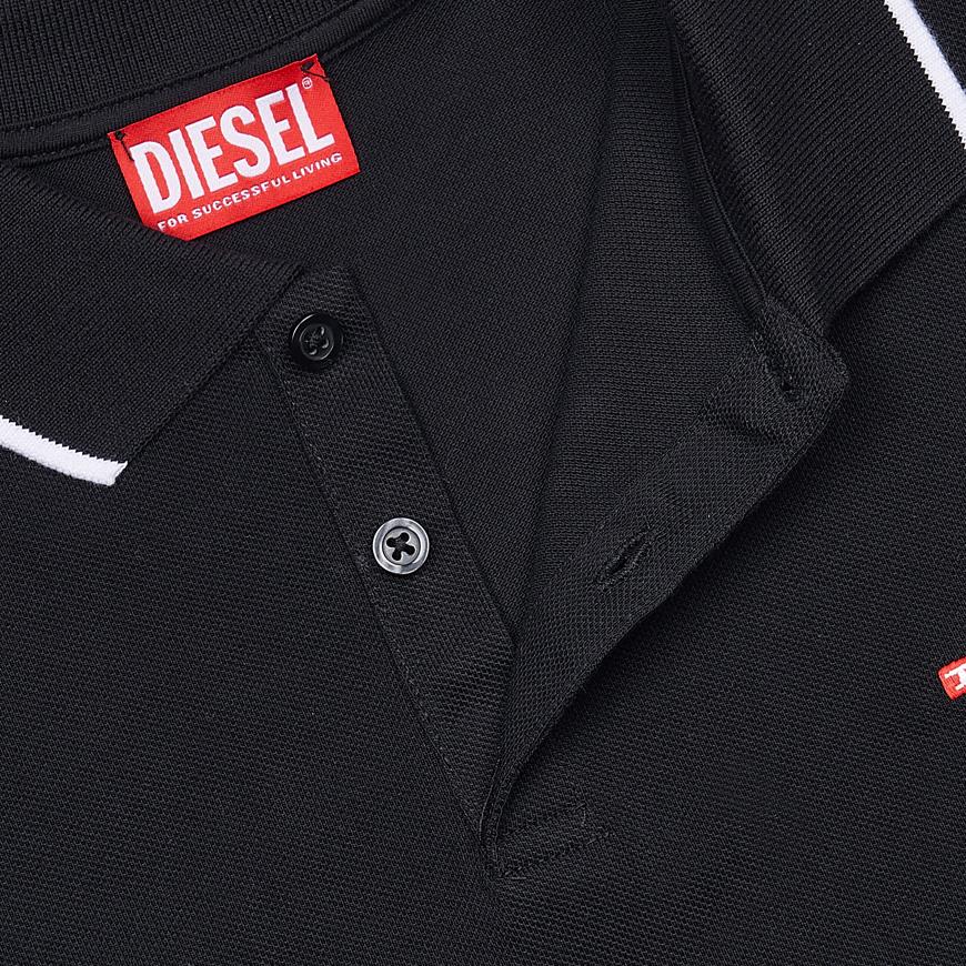 DIESEL Women’s Logo Embroidered Polo T-Shirt A15042 0JMAD 9XX