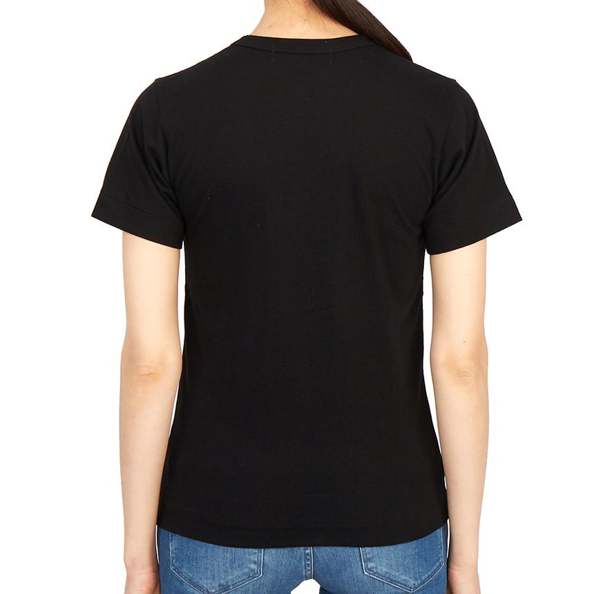 Comme des Garcons Mini Red Heart Patch Women’s Short Sleeve T-Shir AZ T303 051 1