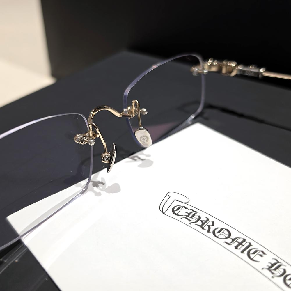 Chrome Hearts Black/Gold/Silver Mix Pils 3 Eyeglasses Unisex