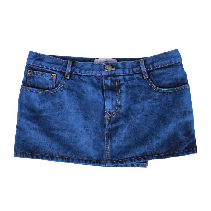 Vivienne Westwood Denim Mini Skirt 19030012 W00HY K309