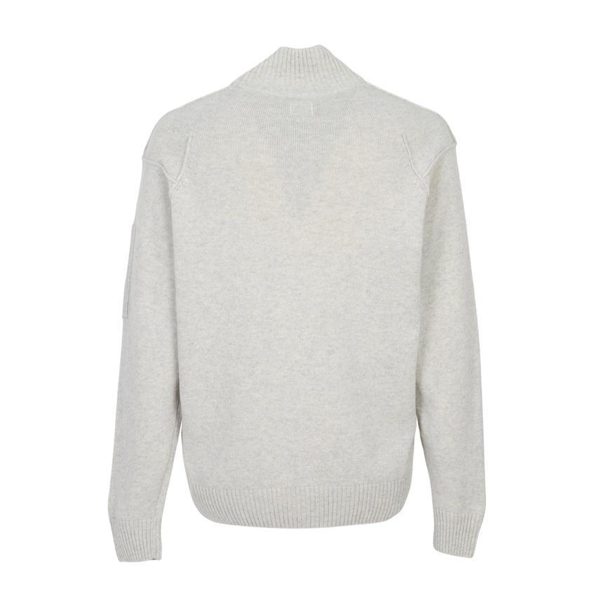 CP Company Men’s Zip-Up Knit Cardigan Navy
