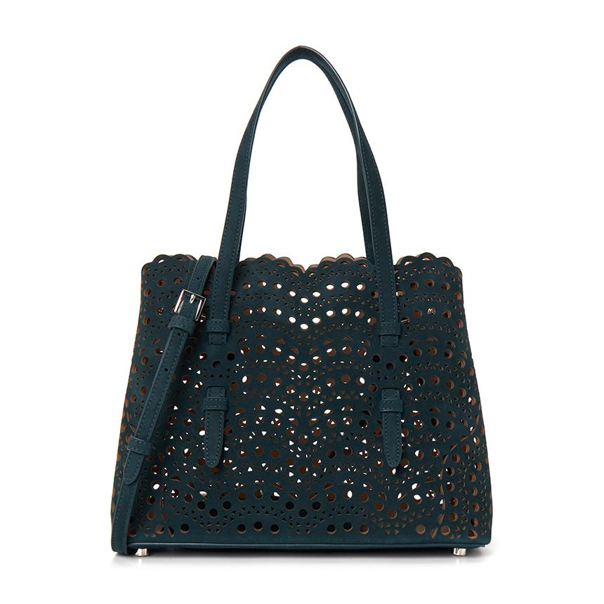 ALAIA Mina 25 Women’s Leather Tote Bag