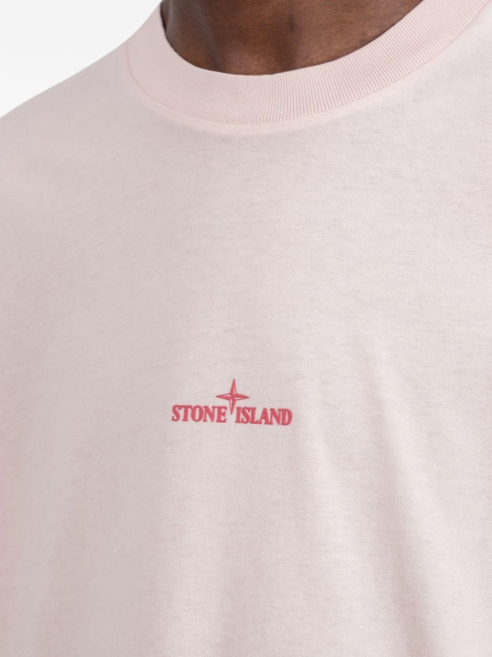 STONE ISLAND Short Sleeve T-Shirt FW26 Navy Men’s Top