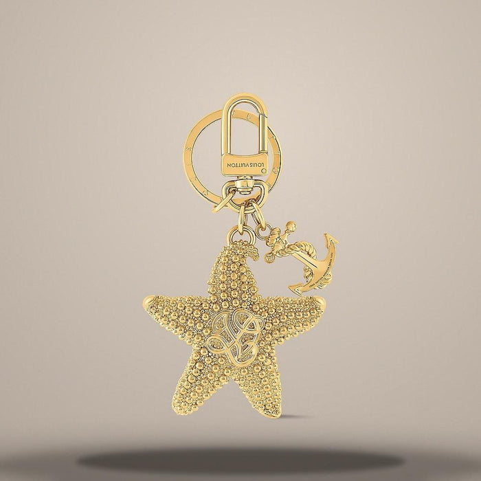 Louis Vuitton LV Starfish Gold Key Holder Bag Charm M02622