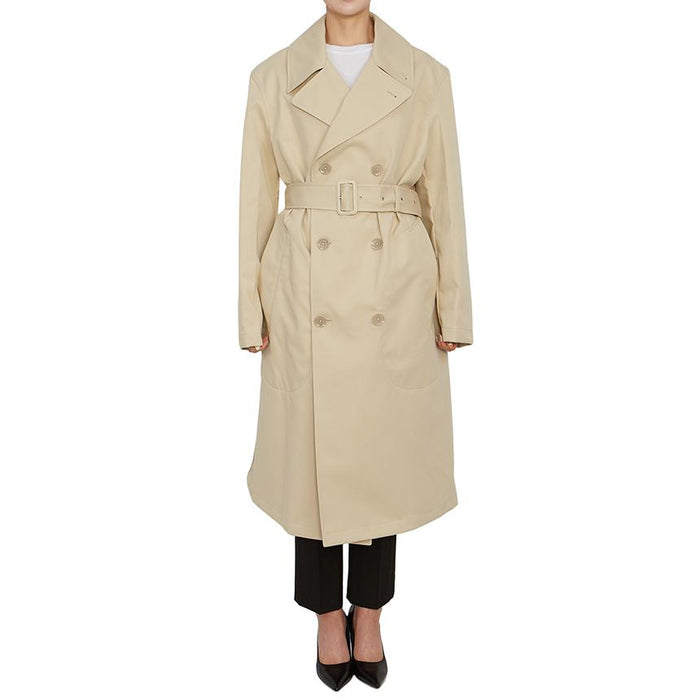 Lemaire Military Double-Breasted Long Trench Coat Unisex