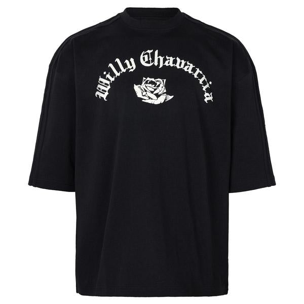 Adidas Black Logo T-Shirt Willie Chavarria Collab Men’s KD9354