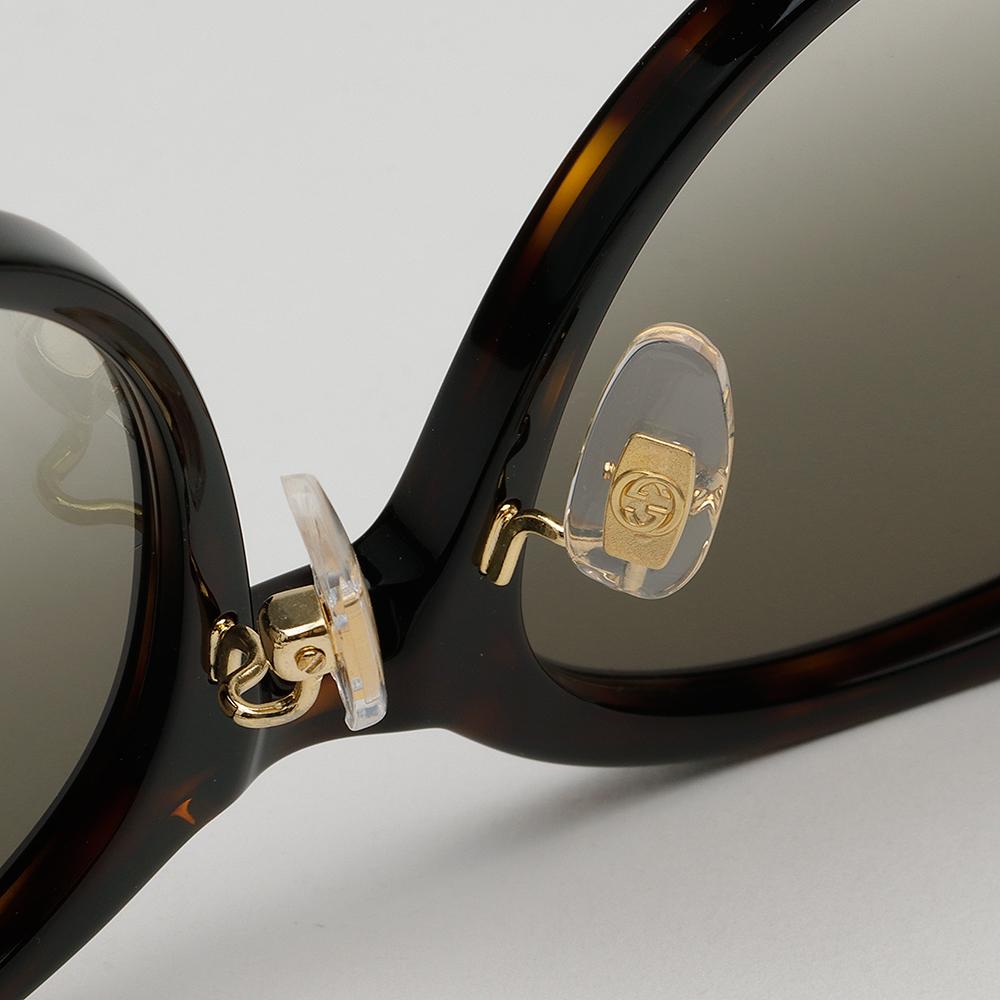 GUCCI Tortoise Asian Fit Round Acetate Sunglasses GG1191 SK 002