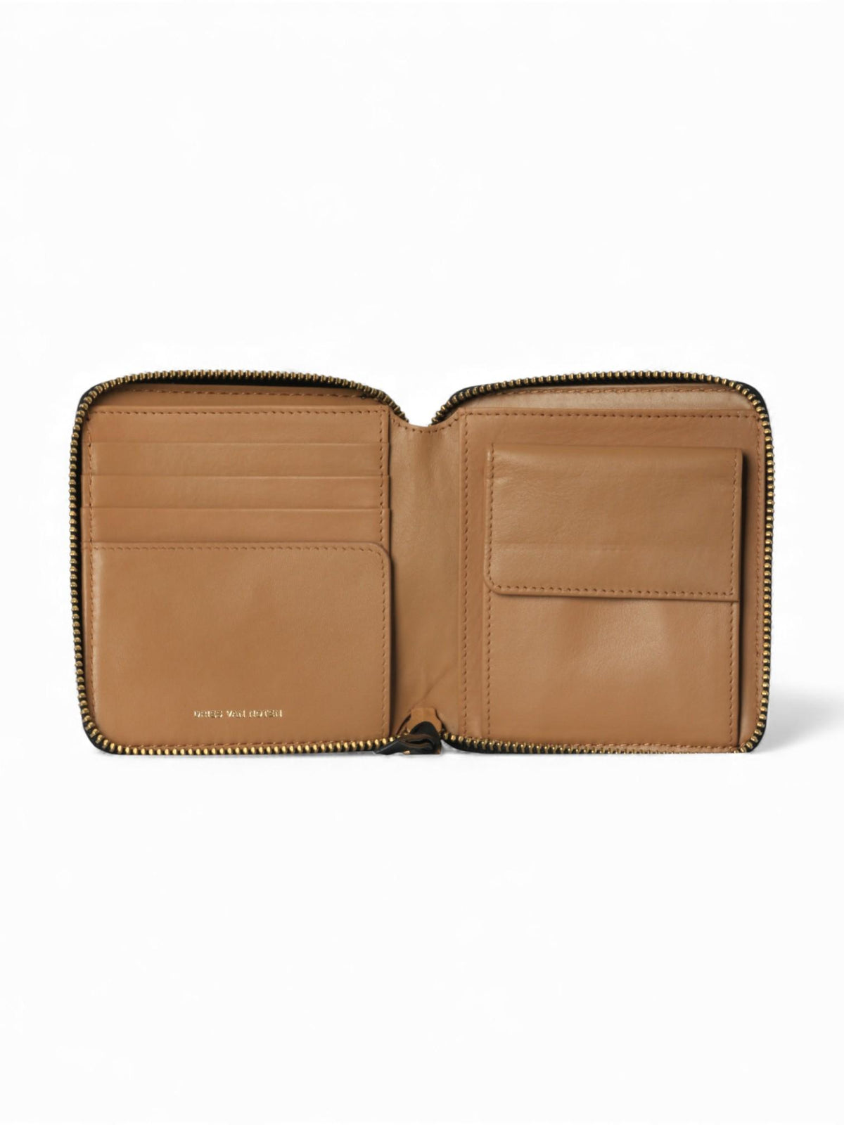 Dries Van Noten Black Zip-Around Leather Wallet Unisex 242 012100 190 900
