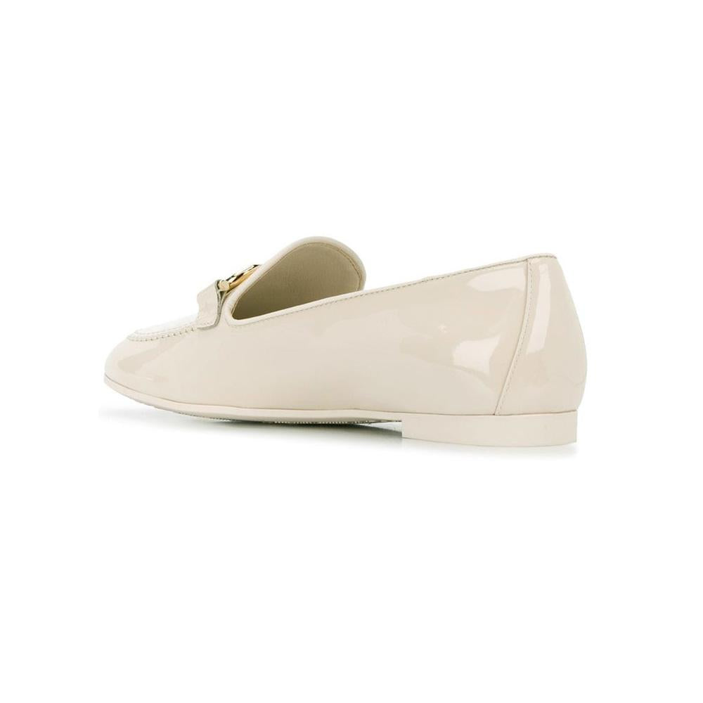 Ferragamo Trifoglio Leather Loafers Women’s Flat Shoes 0727757