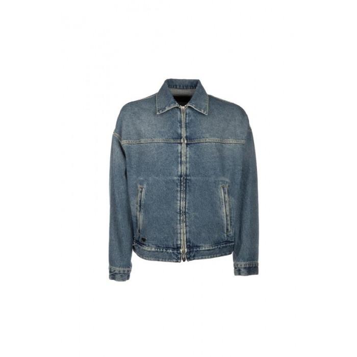 PRADA Men's Denim Bomber Jacket GEB294 19M7 F0008