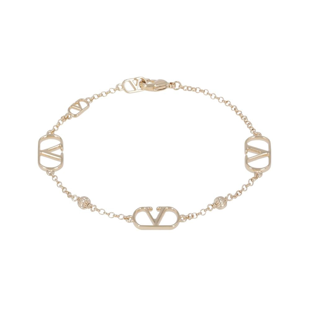 VALENTINO Garavani V-Logo Metal Bracelet for Women