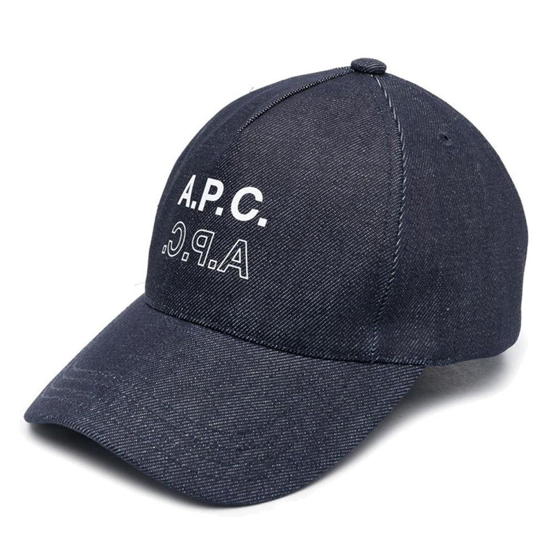 A.P.C. Eden Indigo Denim Cap Hat Men