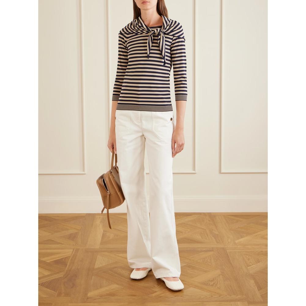 Max Mara Viscose Round Neck Knit Sweater for Women