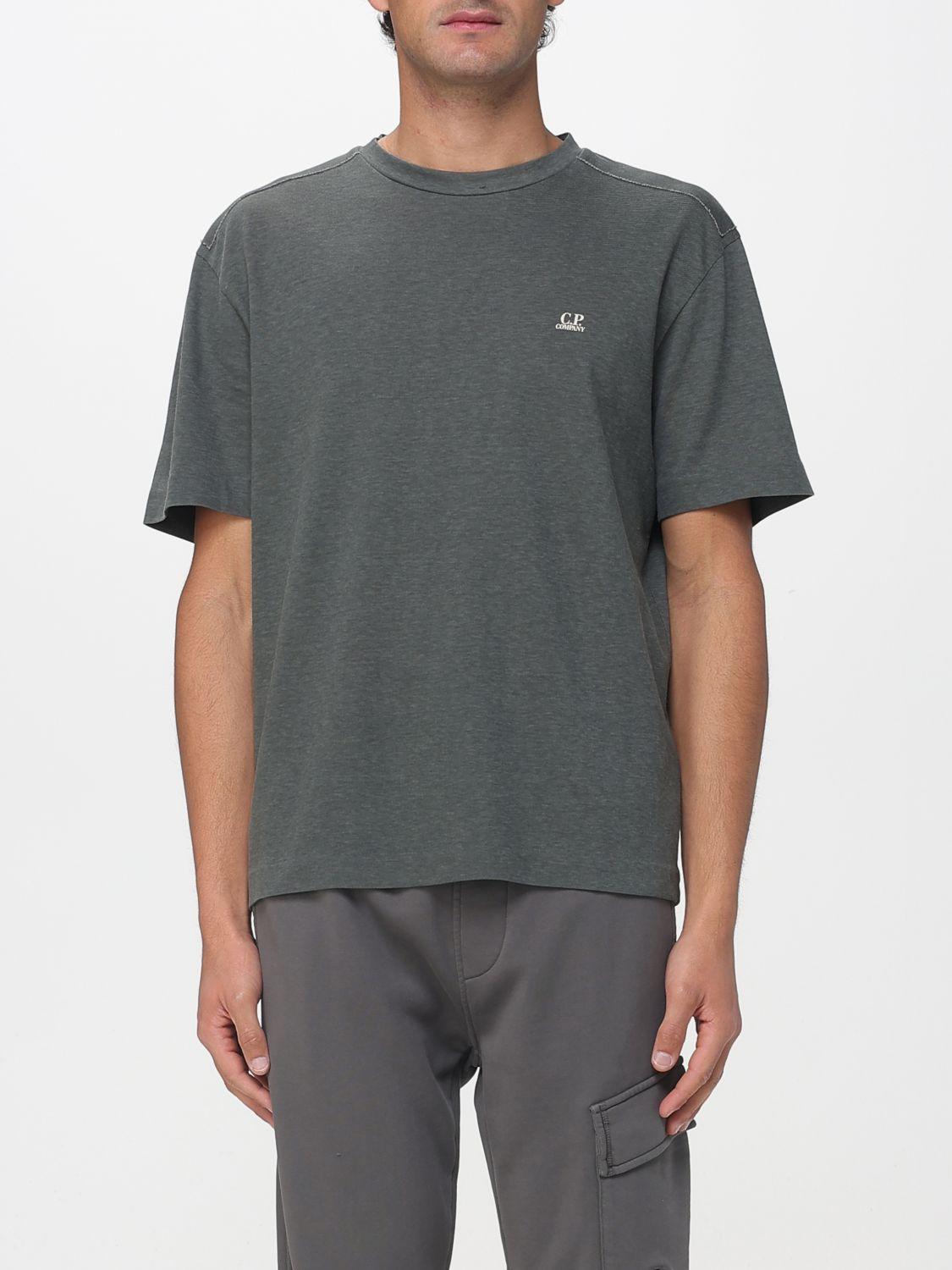 CP Company Short Sleeve Cotton T-Shirt Gray Men’s