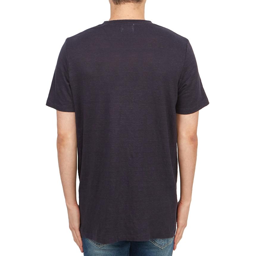 Isabel Marant Karman Men’s Short Sleeve T-Shirt Navy Cotton