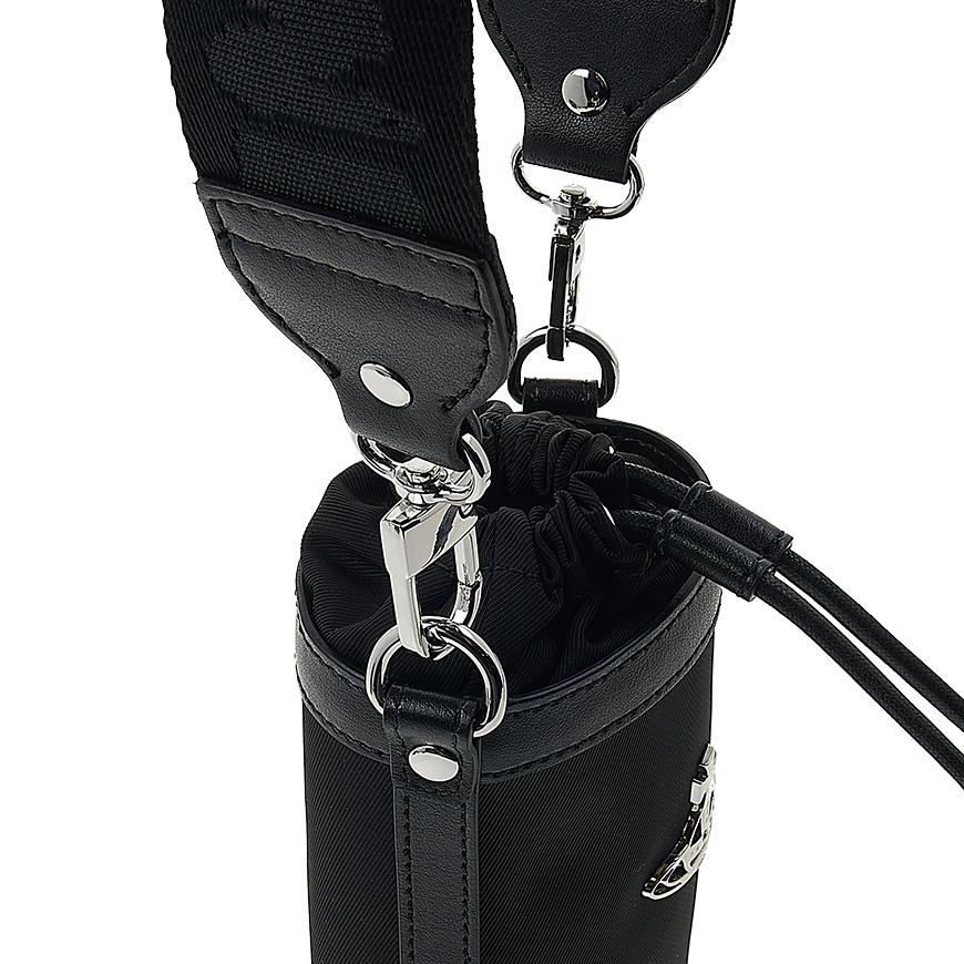 Vivienne Westwood ORB Logo Leather Crossbody Bag Black Women’s