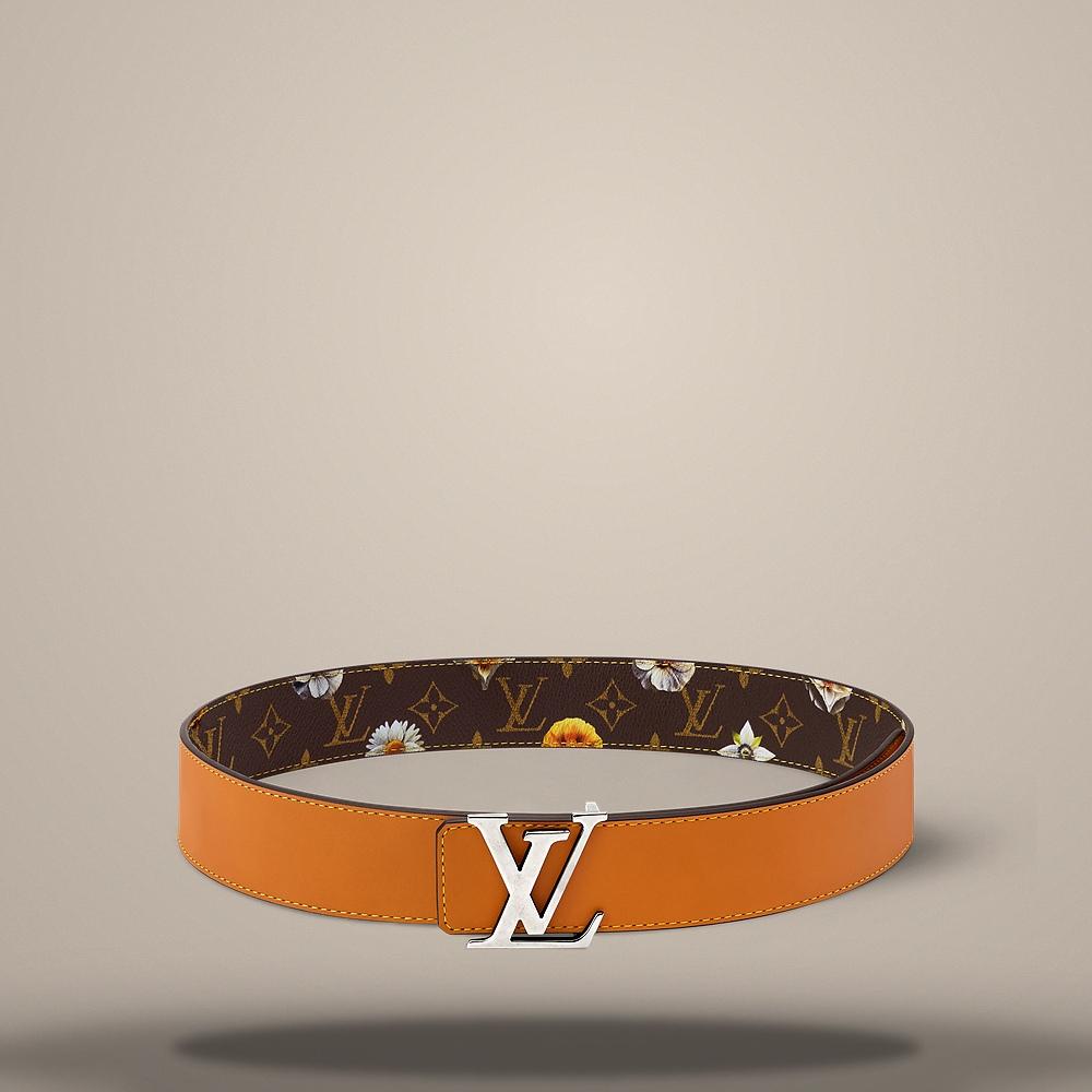 Louis Vuitton Monogram Flower Reversible Leather Belt Brown 40mm M4637