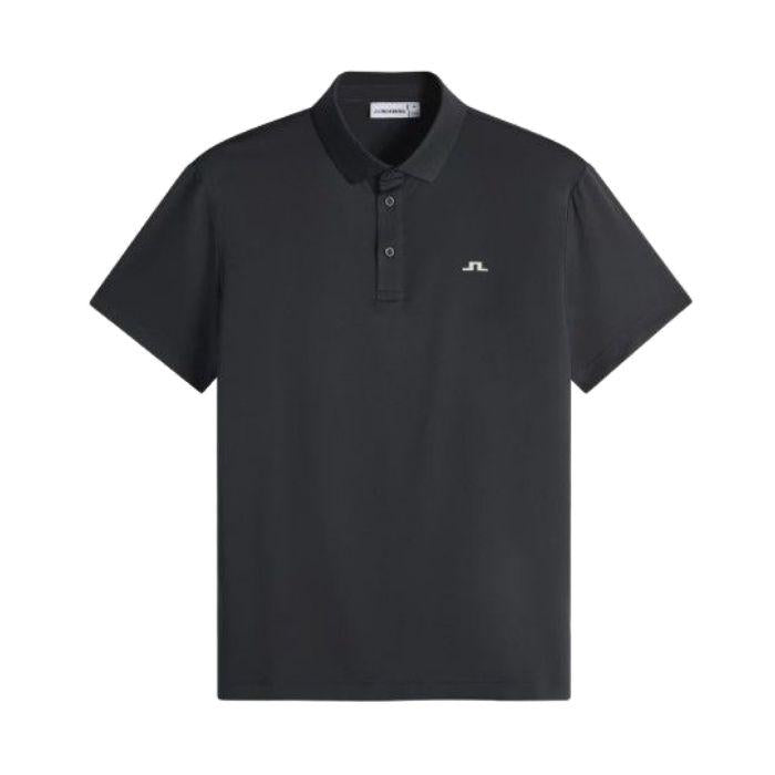 J LINDEBERG Men’s Bridge Polo Short Sleeve Golf T-Shirt Black