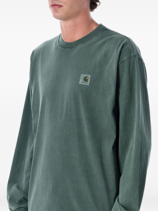 CARHARTT WIP Vista Long Sleeve T-Shirt Men’s Sweat I030779 3U0GD DARK SCARAB DOM