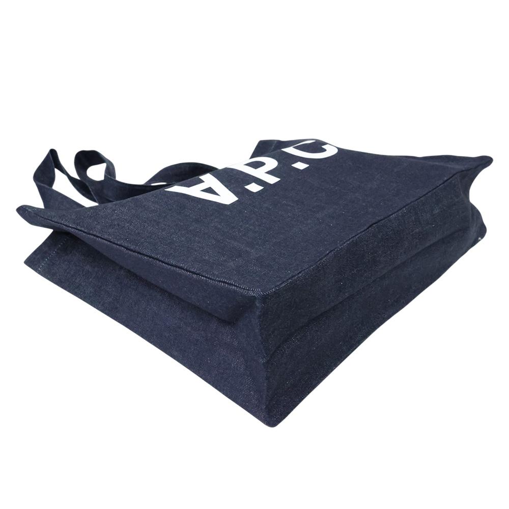 A.P.C. Unisex Logo Canvas Tote Bag