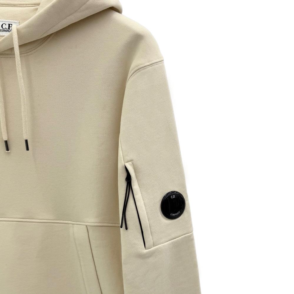 CP Company Diagonal Raised Fleece Lens Patch Hoodie