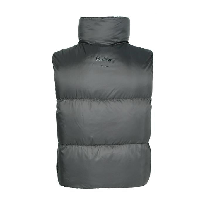 Max Mara Dark Gray Puffer Vest