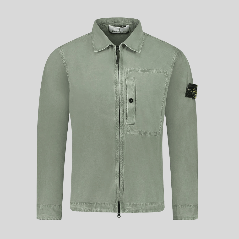STONE ISLAND Men Old Effect Overshirt Jacket 1200032 S00WN V0159