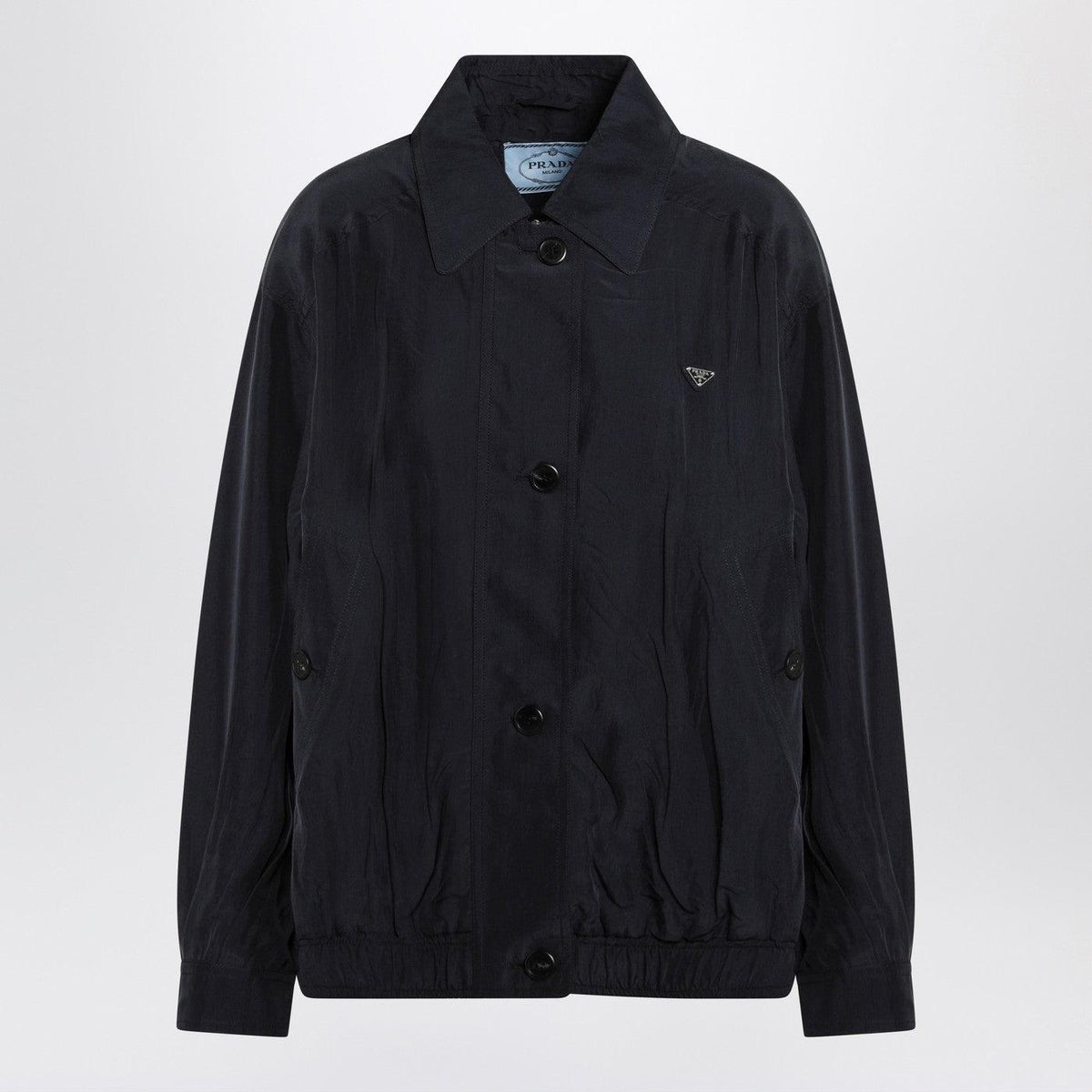 PRADA Black Casual Jacket Women’s Outerwear