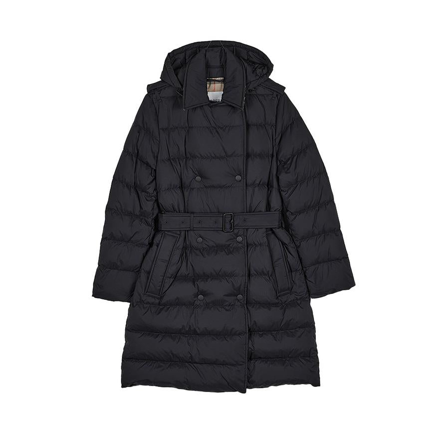 BURBERRY Women’s Mid-Length Hooded Down Puffer Jacket 8110313 W KENT A1189