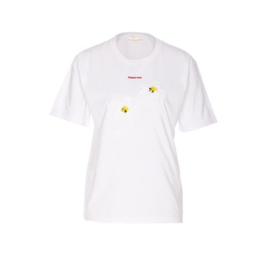 Shushu/Tong White Cotton Short Sleeve T-Shirt MWDETO33COT001 WH100