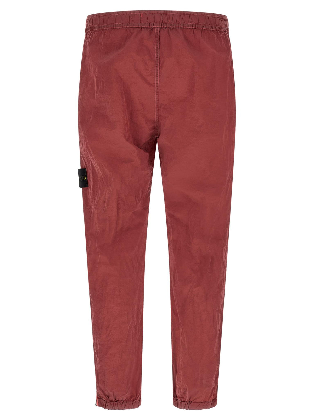 STONE ISLAND Black Cropped Trousers for Men