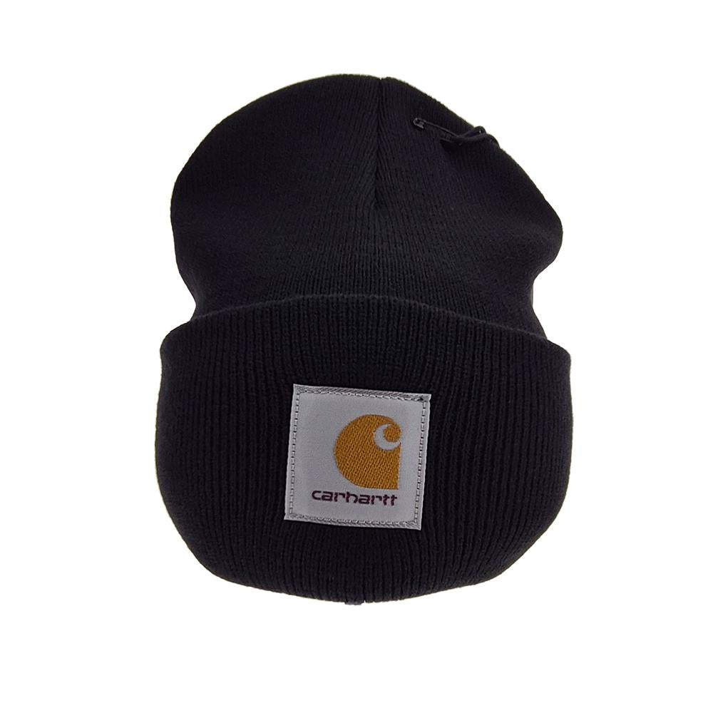 CARHARTT WIP Logo Patch Acrylic Beanie Black