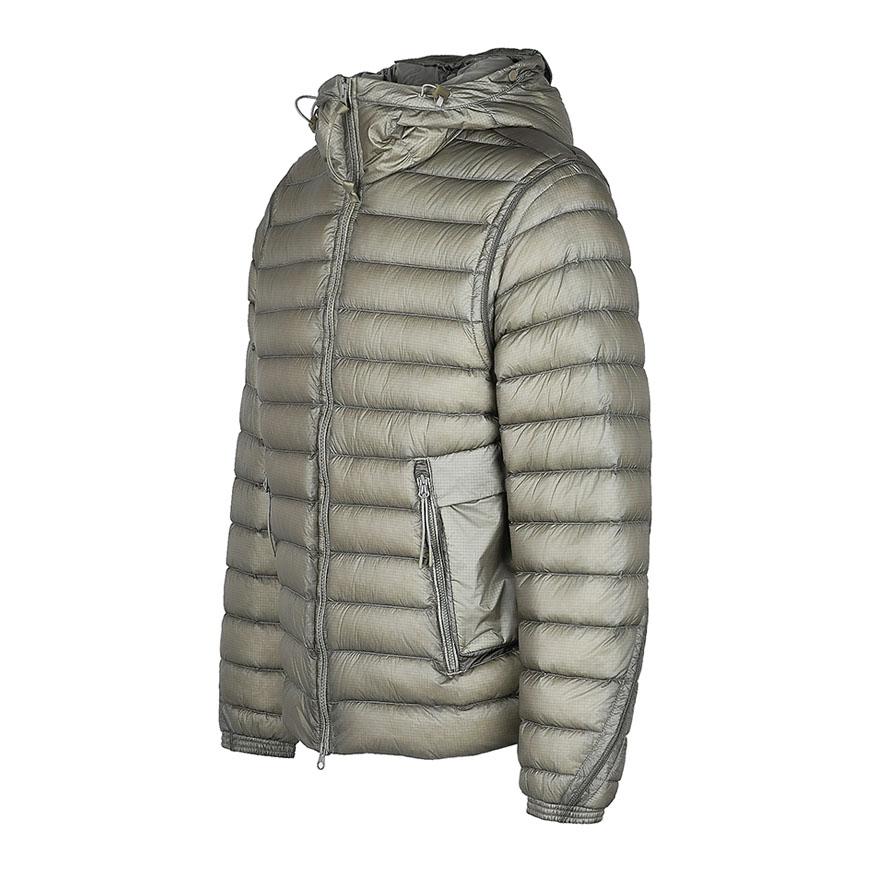 CP Company DD Shell Hooded Goggle Down Jacket Green Men