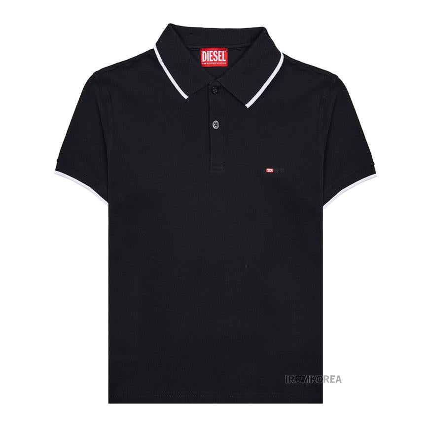 DIESEL Women’s Logo Embroidered Polo T-Shirt A15042 0JMAD 9XX