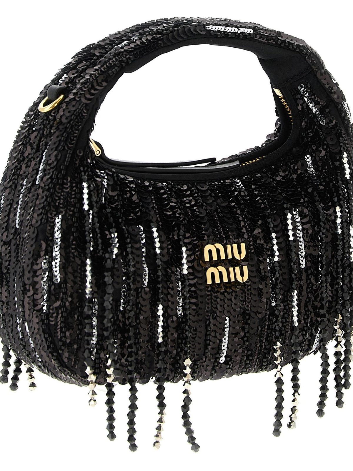 Miu Miu Leather Tote Bag Black