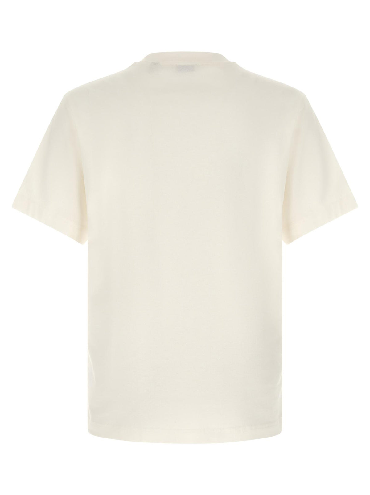 BURBERRY Chalk Short Sleeve Cotton T-Shirt for Men