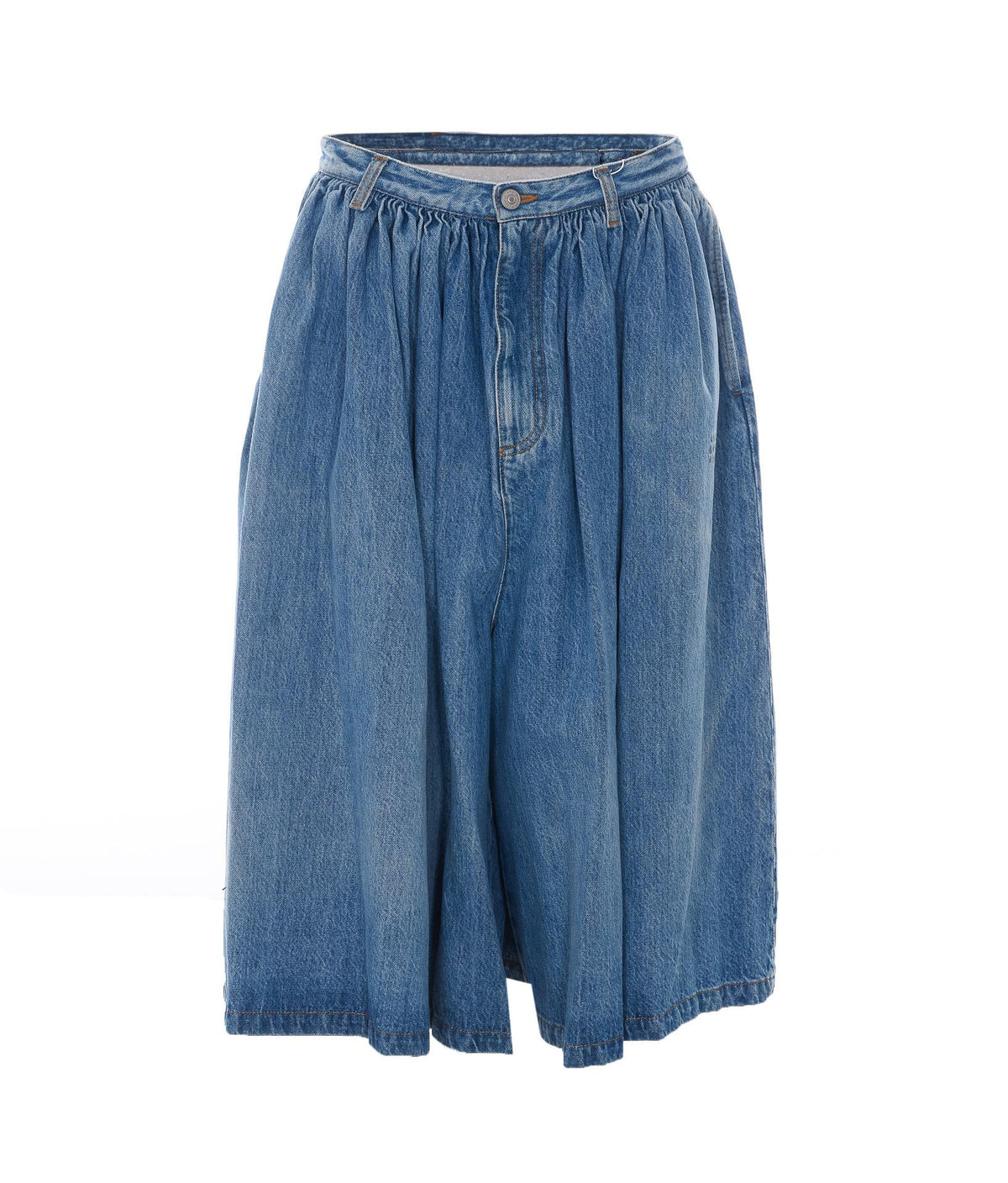 Maison Margiela Black Wool Blend High-Waisted Short Shorts
