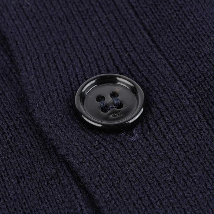 AMI Heart Logo Wool Cardigan