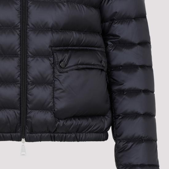 Moncler Black Lans Packable Short Down Jacket for Men