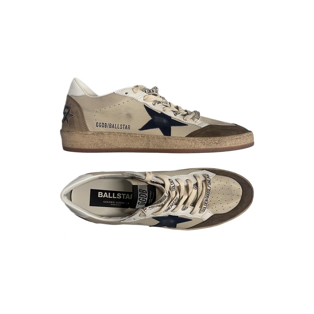 GOLDEN GOOSE Ball Star Vintage Sneakers Cream White Light GMF00117 F008722 83406