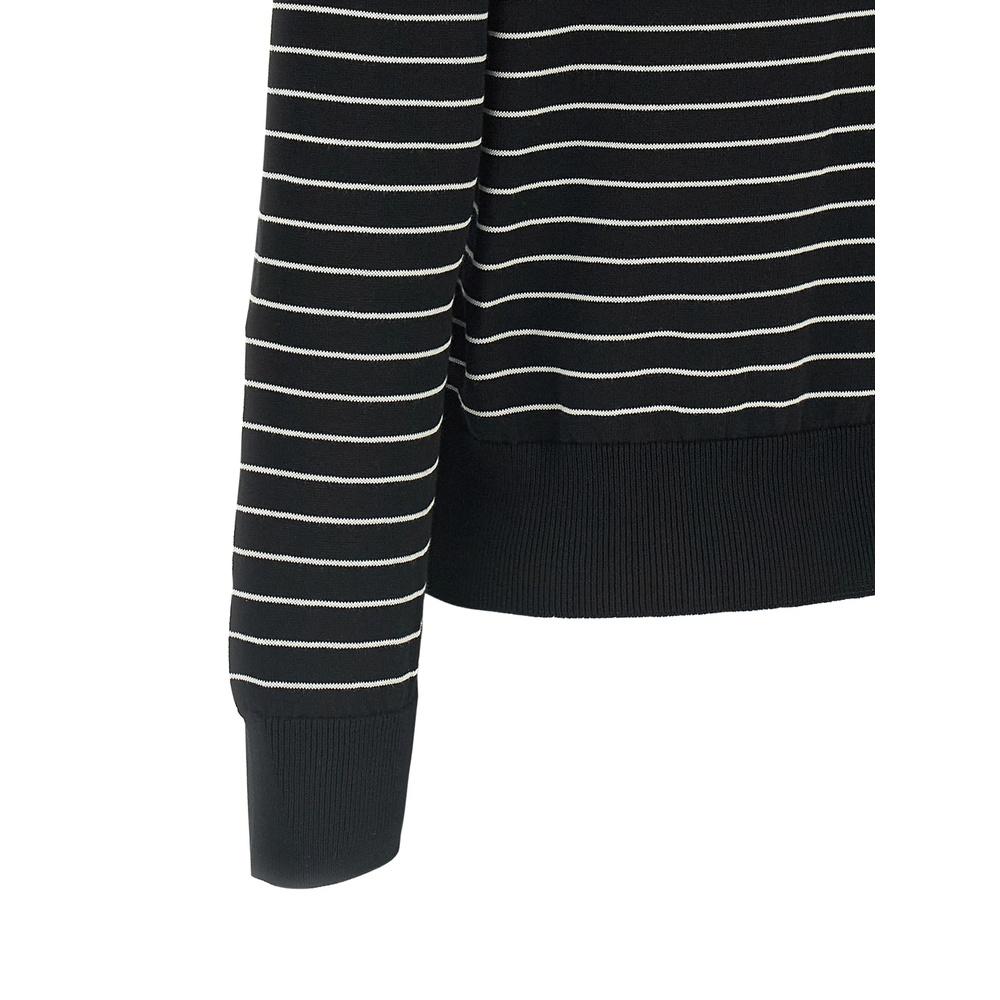 A.P.C. Shima Women’s Round-Neck Knit Sweater Navy Wool