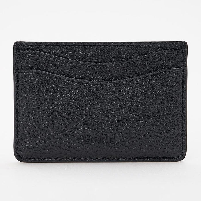 GANNI Women’s Grain Leather Cardholder Wallet A7277 099