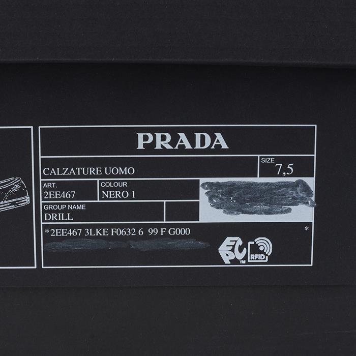 PRADA Drill Fabric Low Top Sneakers