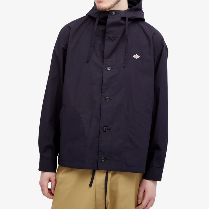 DANTON Cotton Weather Hooded Jacket Navy Men’s DT A0475 HCD