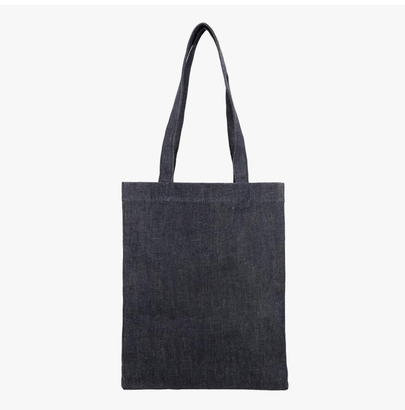 A.P.C. Unisex Canvas Eco Tote Bag M61445 IAI INDIGO