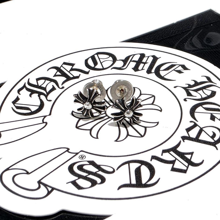 Chrome Hearts Cross Plus Silver Single Earring